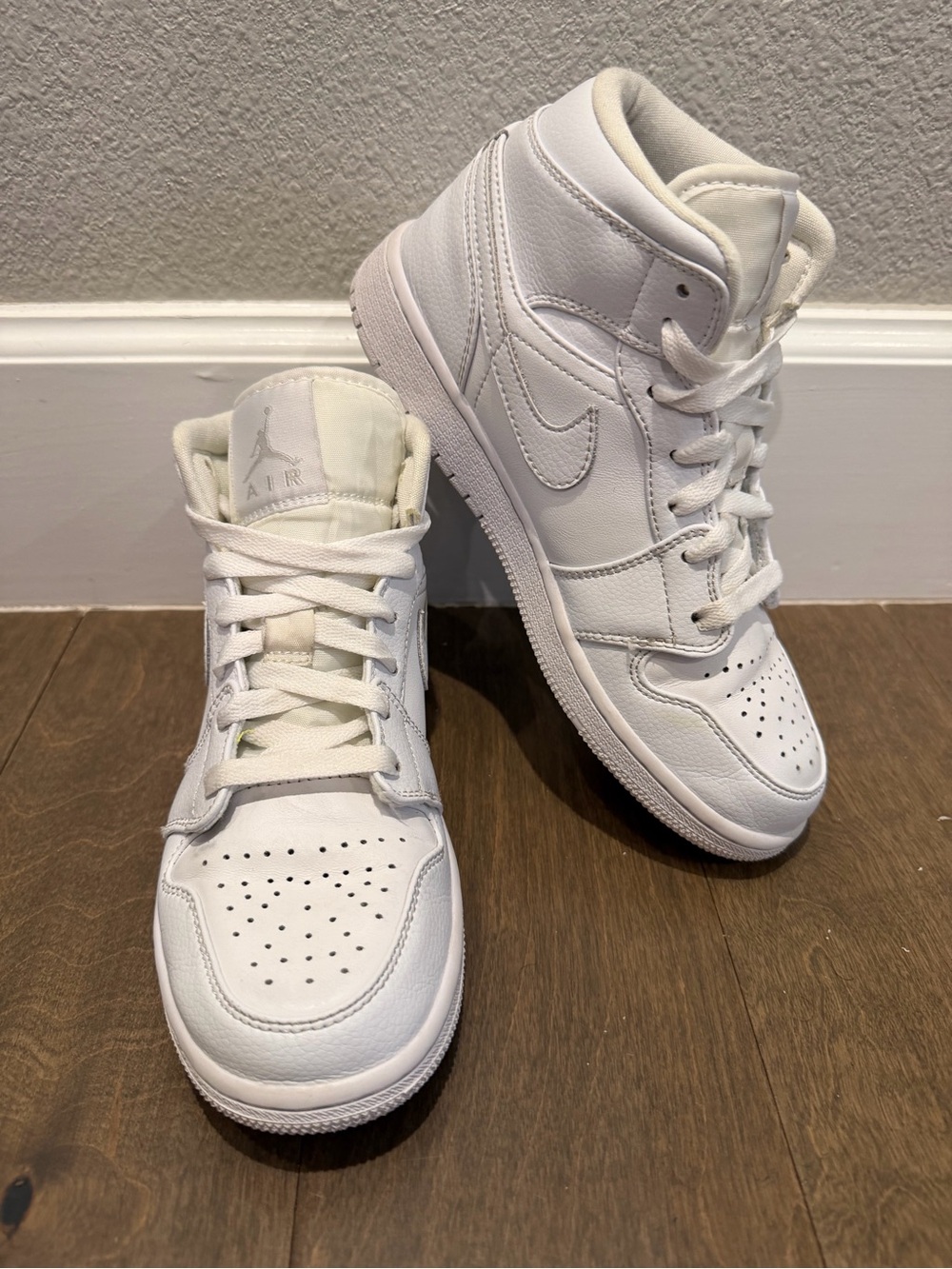 Nike Kids White High-Top Sneakers